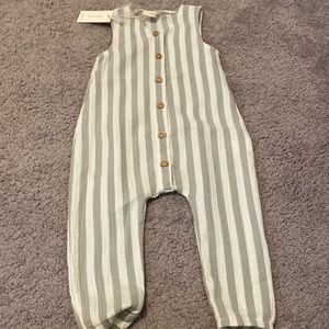 Quincy mae striped jumpsuit